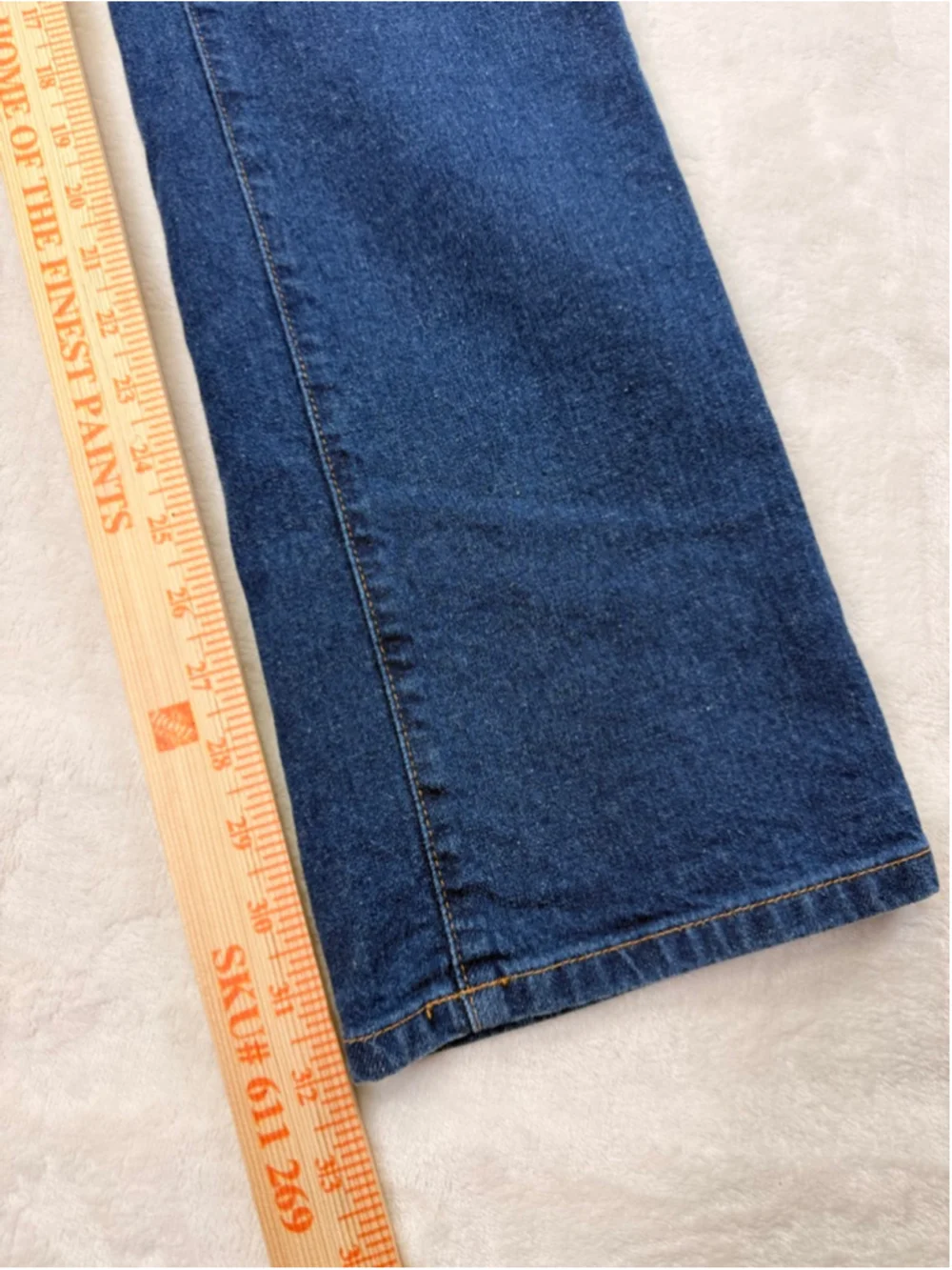 Men's LL Bean Blue Standard Fit Straight Jeans 30x32